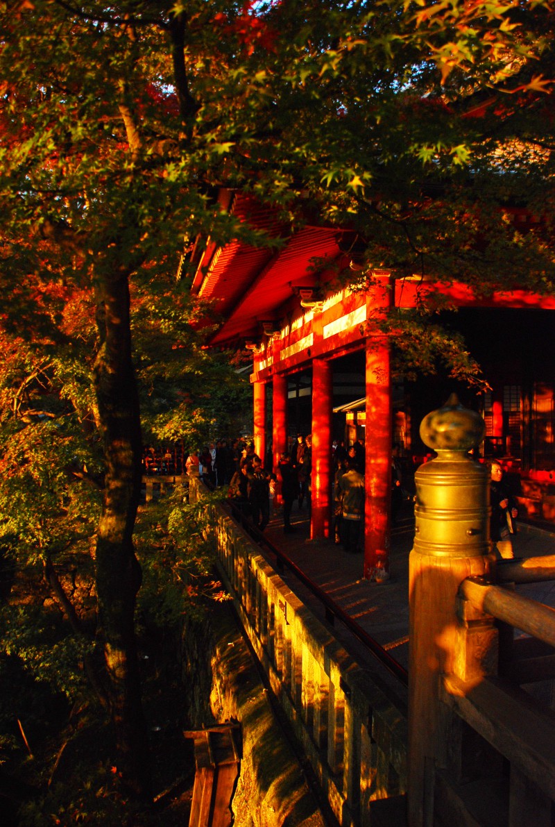 Dusk at Kiyomizu Temple, Kyoto