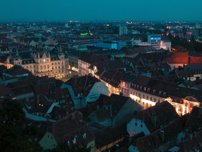 View of Graz from Schlomberg