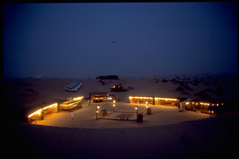 Event in the desert near Dubai