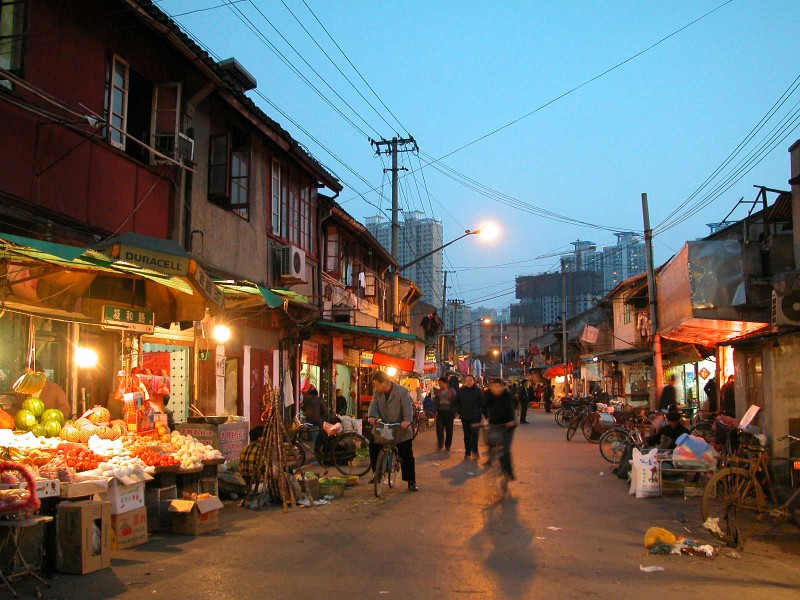 Guang qi Road in Shanghai