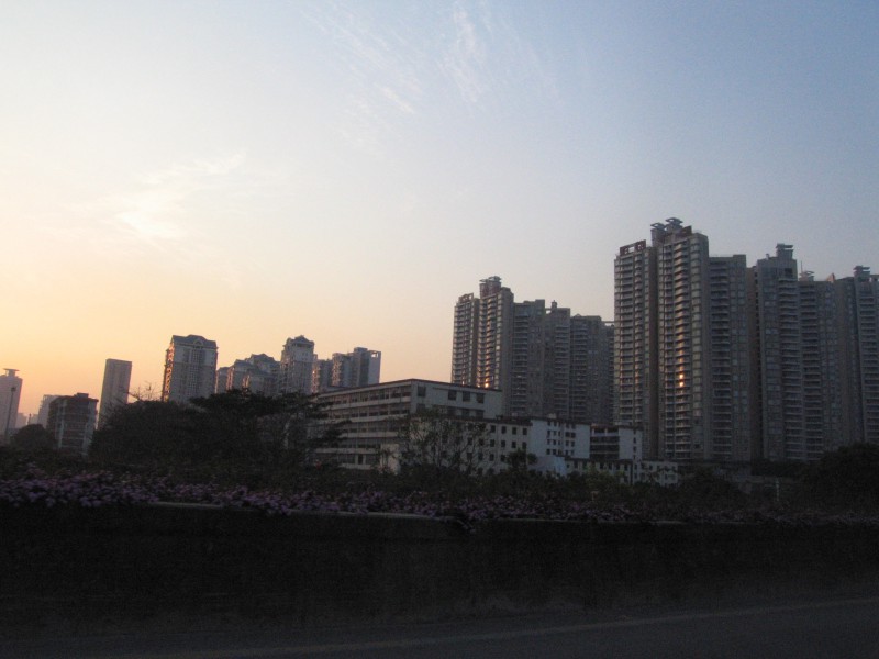 High-rise apartment buildings in Shenzhen