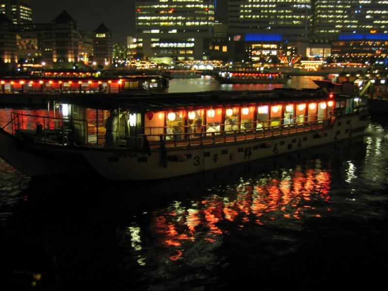 House Boats in Yokohama Bay