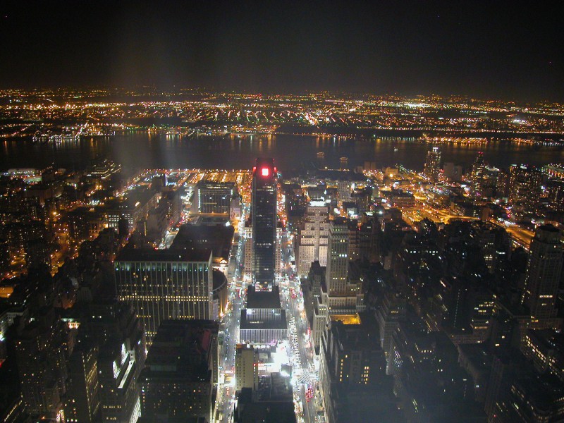 View from the top of Empire State Building