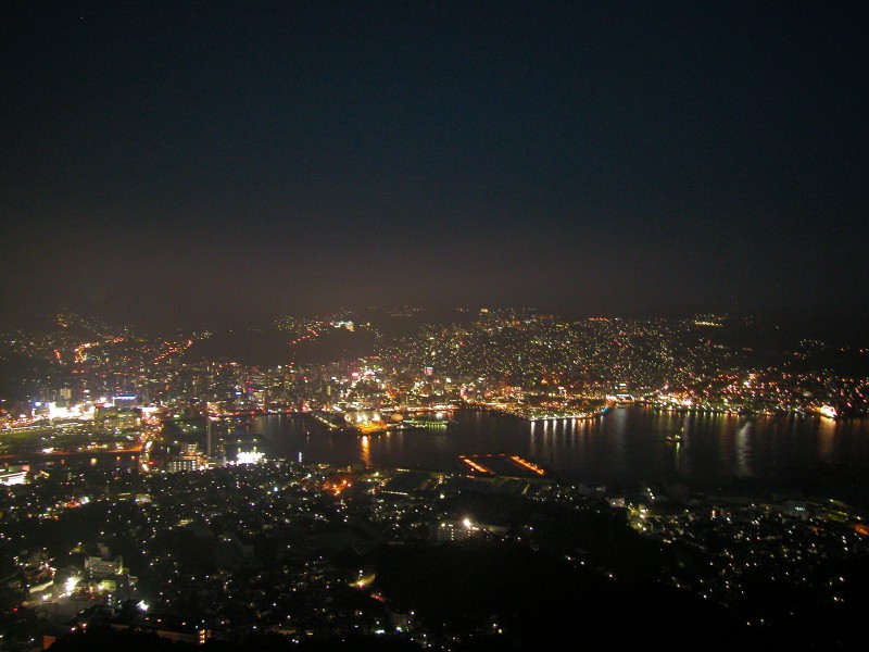 View of Nagasakai from Mt. Inasa