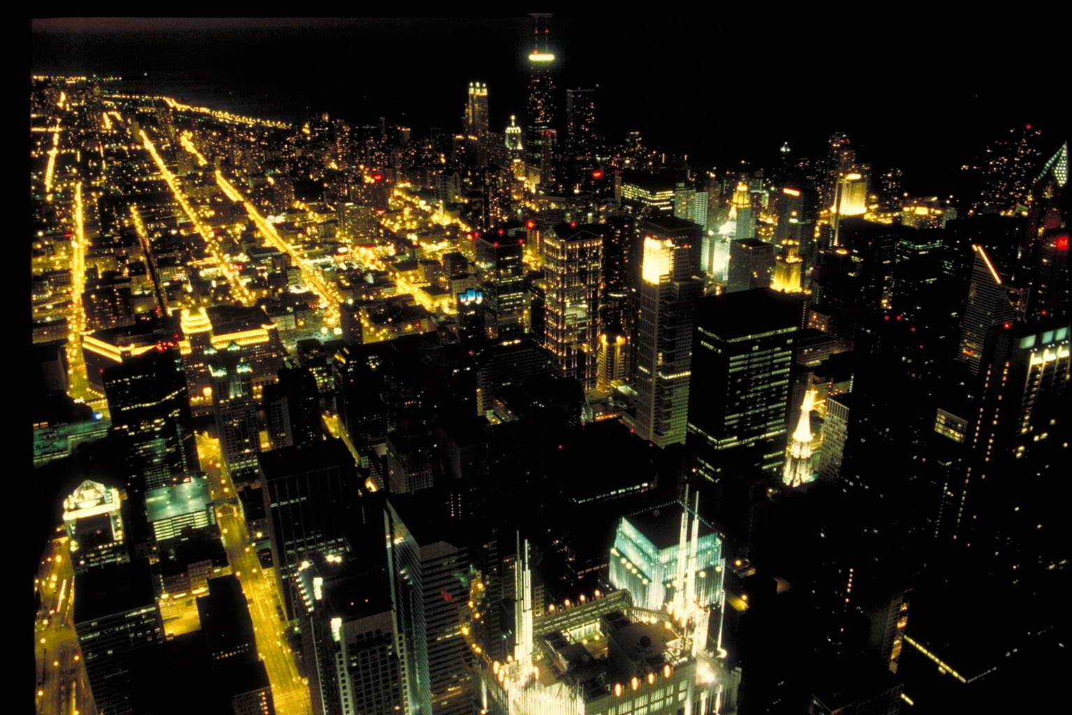 Willis Tower東からの俯瞰撮影　1995　