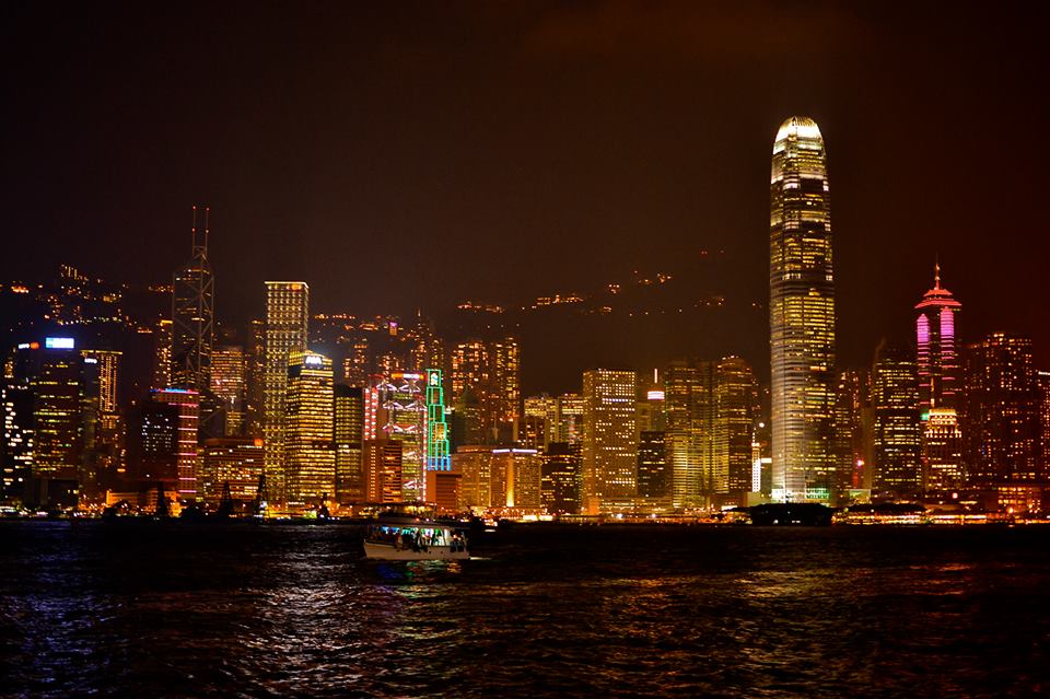 Hong Kong Night City Walk