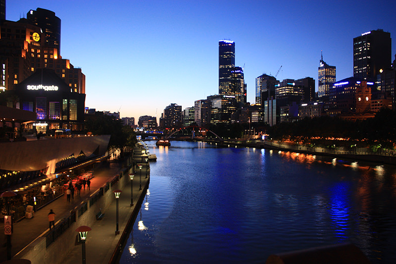 River view from Princes bridge