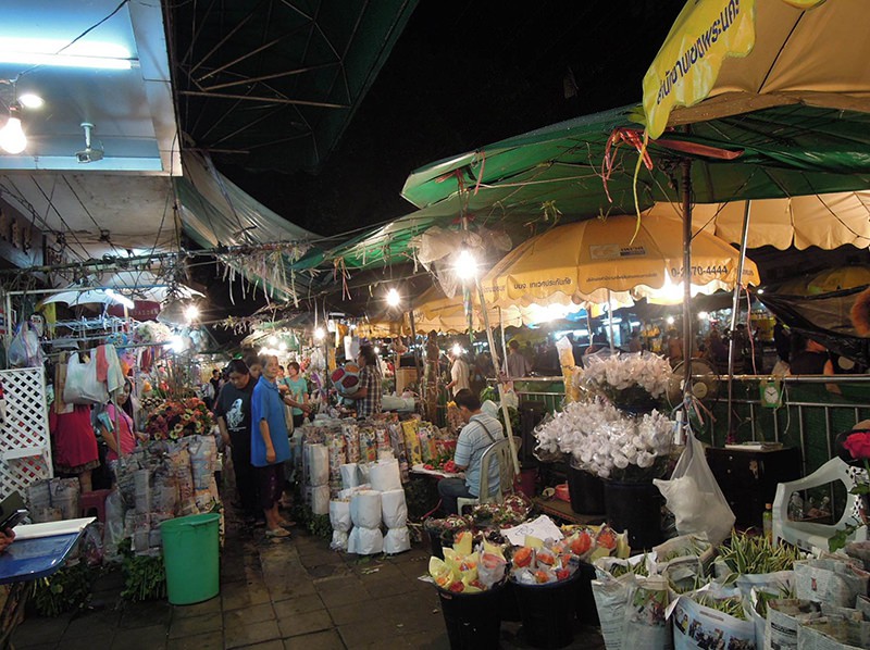 Flower market Thailand Bankok