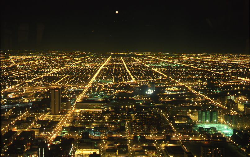 アメリカ シカゴ ジョンハンコックセンター 1 World Lighting Journey 照明探偵団