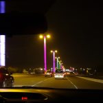 Street around Hamad International Airport, Qatar