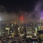 Manhattan night view