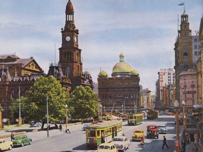 image by Sydney Tramway Museum Sydney in 1950s