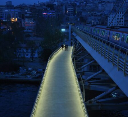 Golden Horn Metro Bridge, Turkey